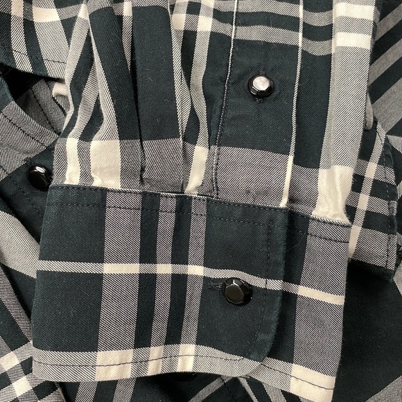 🐎Lauren Ralph Lauren | Vintage Plaid Button Up English Riding Blouse Sz Med - Picture 7 of 9